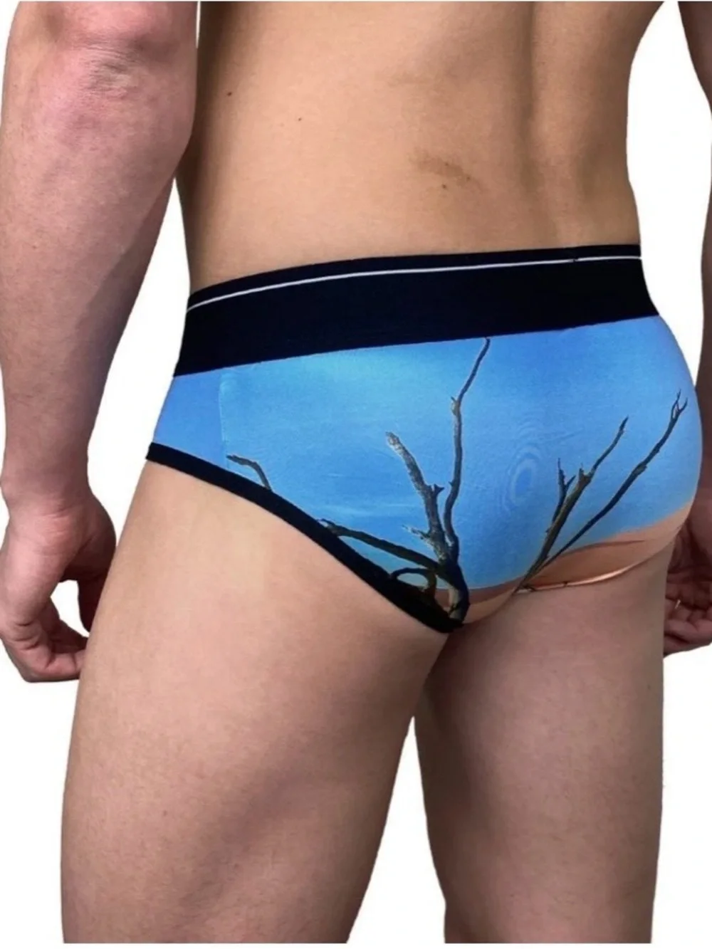 Dirt Squirrel Men’s Desert Graphic Briefs